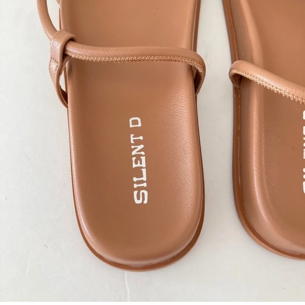Anthropologie Silent D Hozie Brown Sandals 40  size 9 summer fun